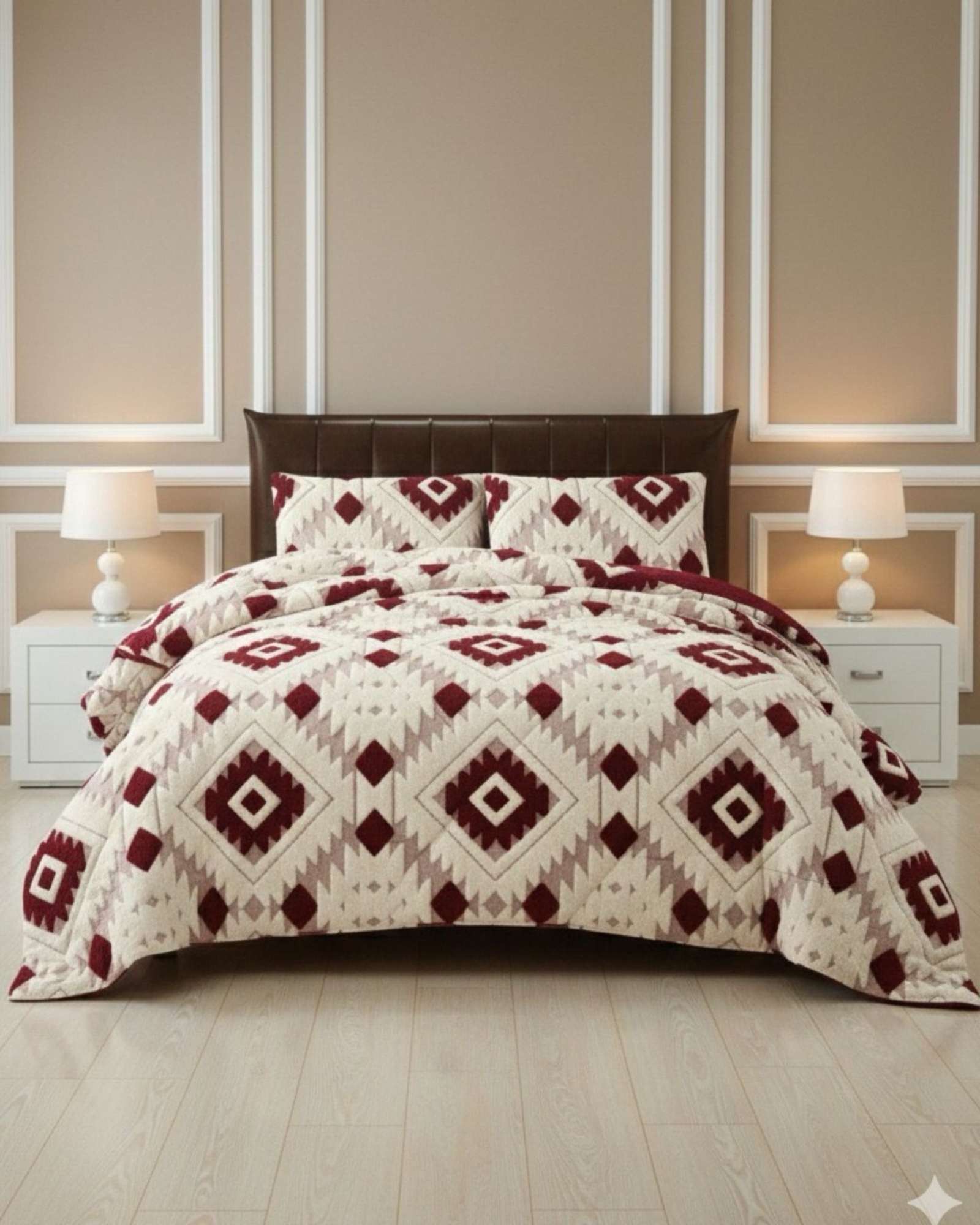 CUBRECAMA CHIPORRO DISEÑO JACQUARD 2 PLAZAS OTOÑO-INVIERNO - 3