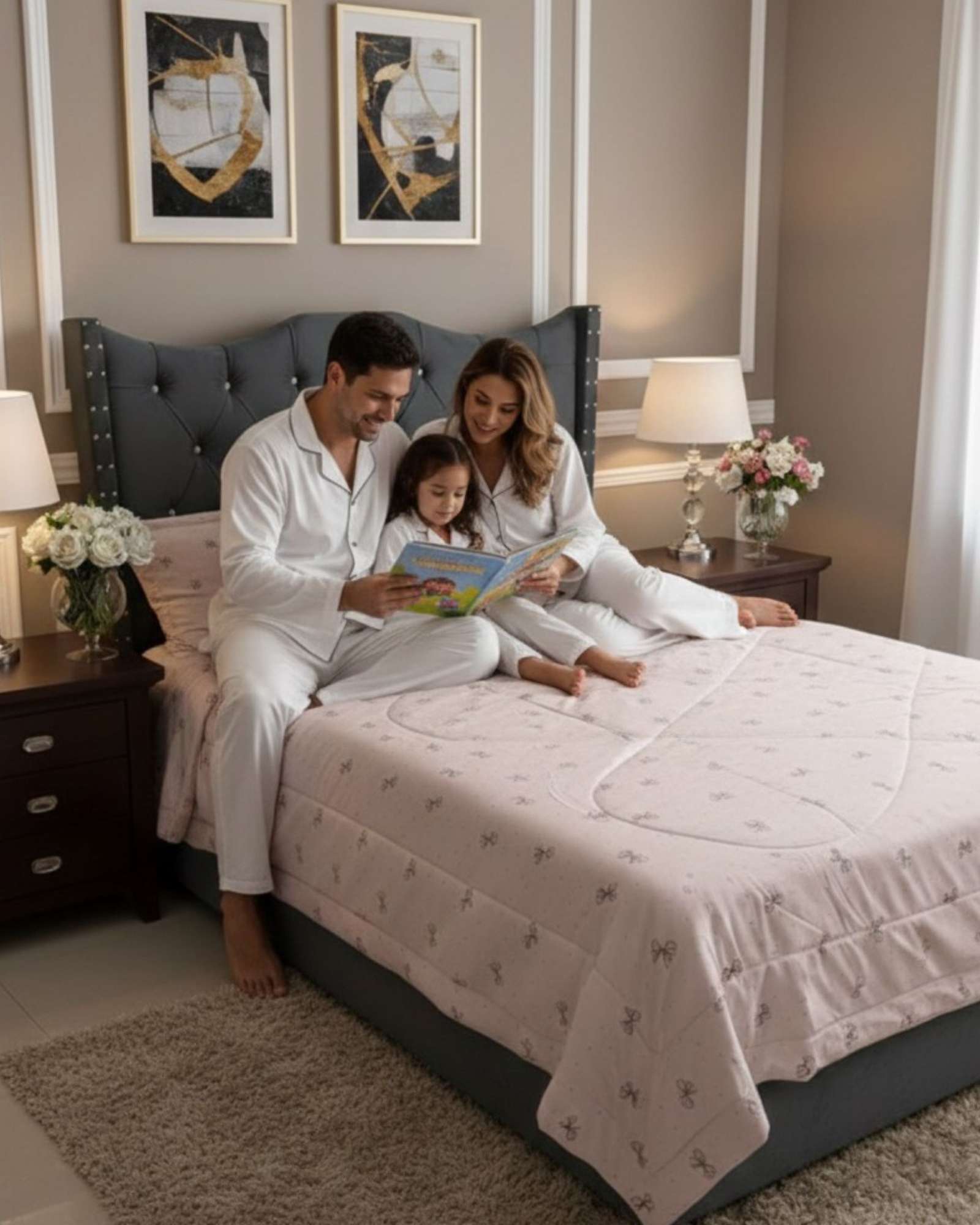 CUBRECAMA NORDICO 2 PLAZAS + 2 FUNDAS DE ALMOHADA - 3