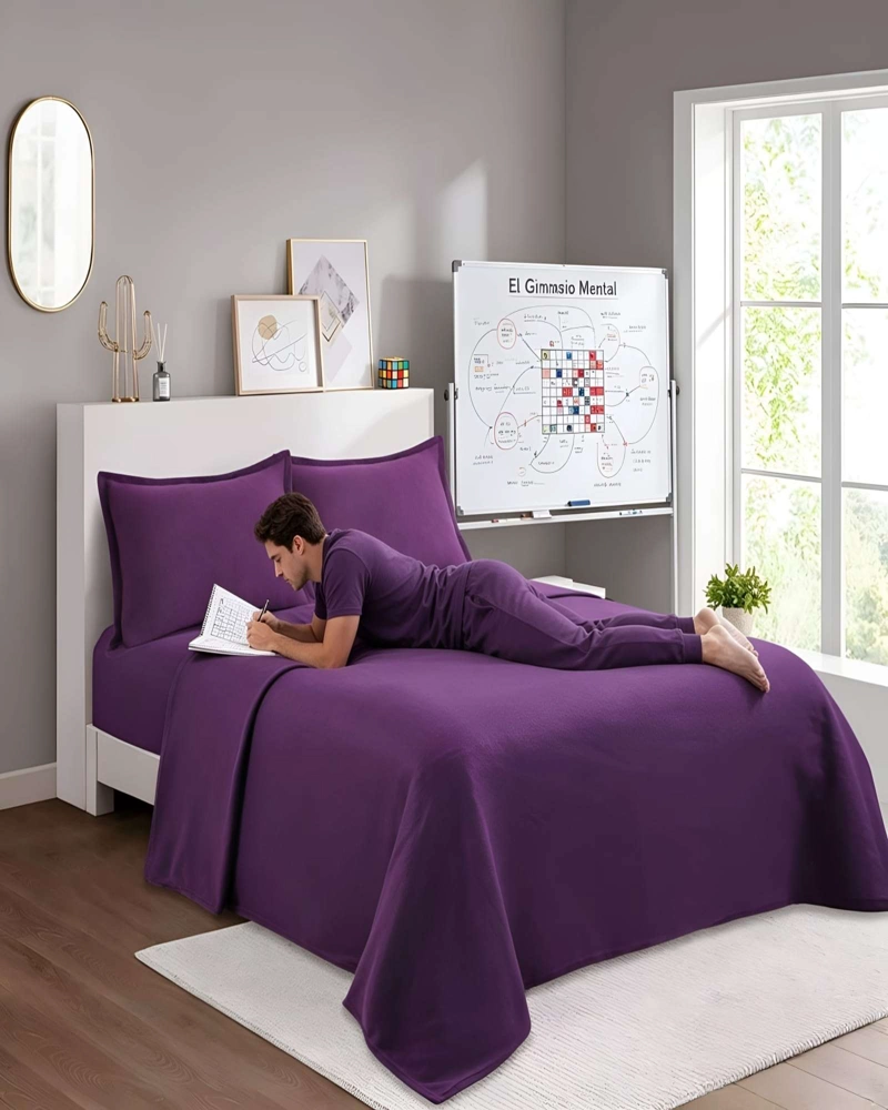 JUEGO DE SABANAS TERMICAS DE POLAR PARA INVIERNO KING - 4