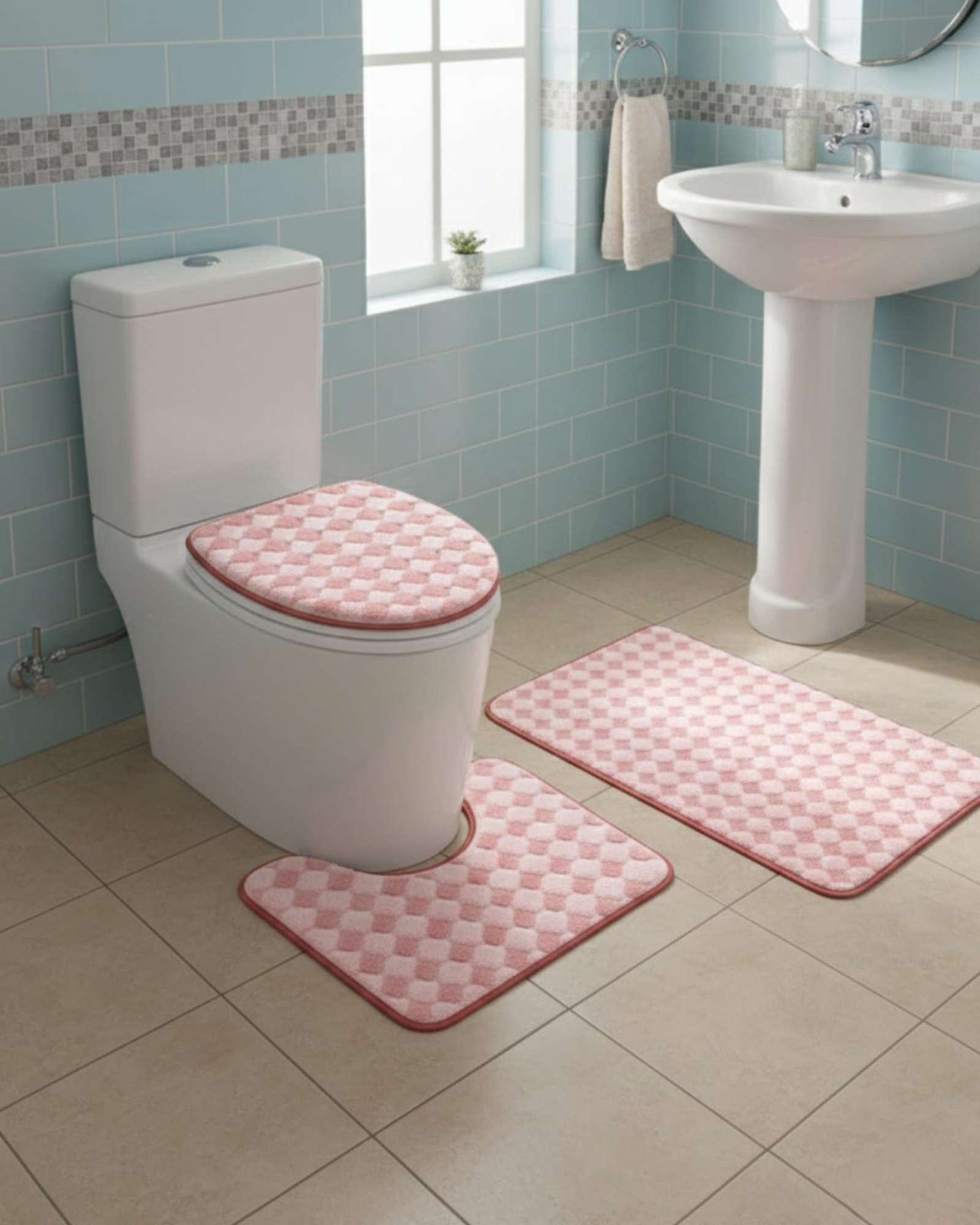 SET DE BAÑO 3 PIEZAS SUAVES Y ABSORBENTES - 2