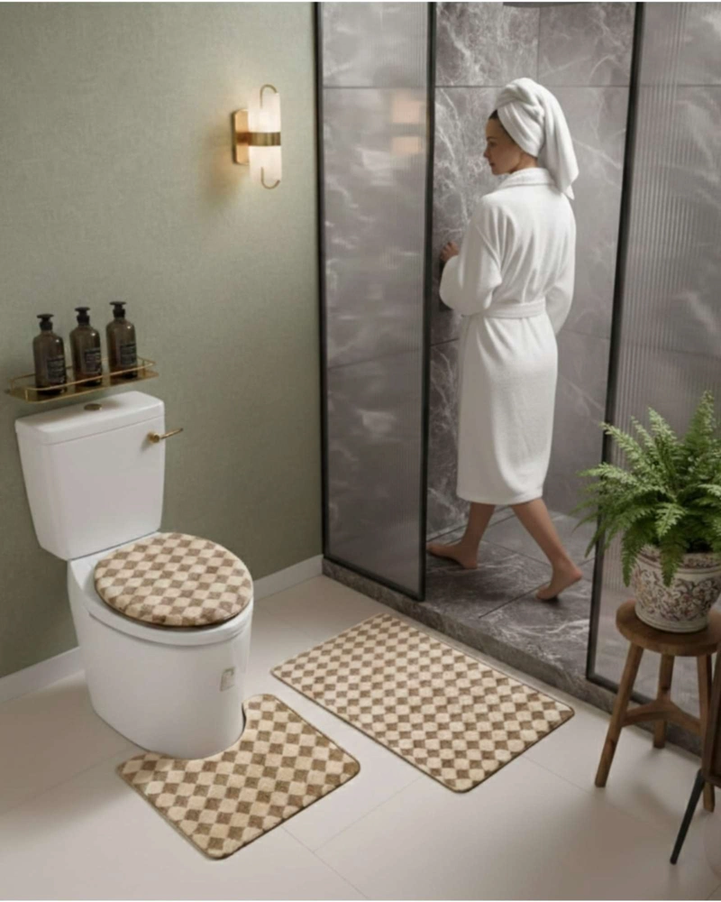 SET DE BAÑO 3 PIEZAS SUAVES Y ABSORBENTES - 2