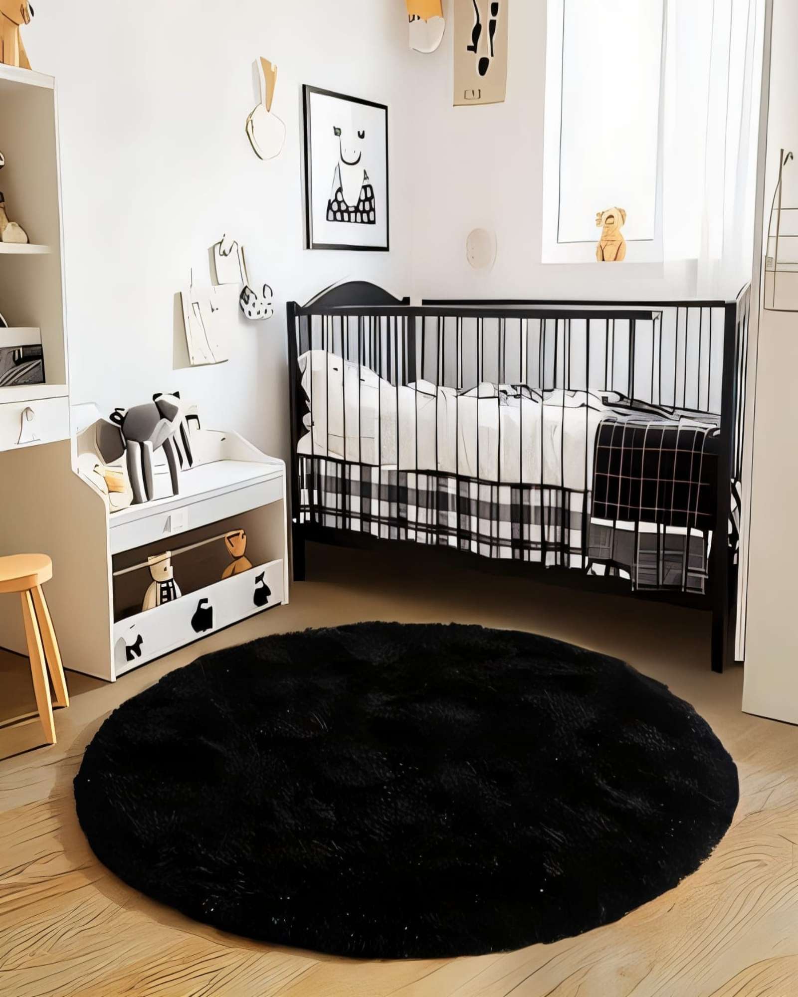 ALFOMBRA REDONDA EXTRA SOFT TEXTURA SHAGGY PREMIUM 150X150 - 1