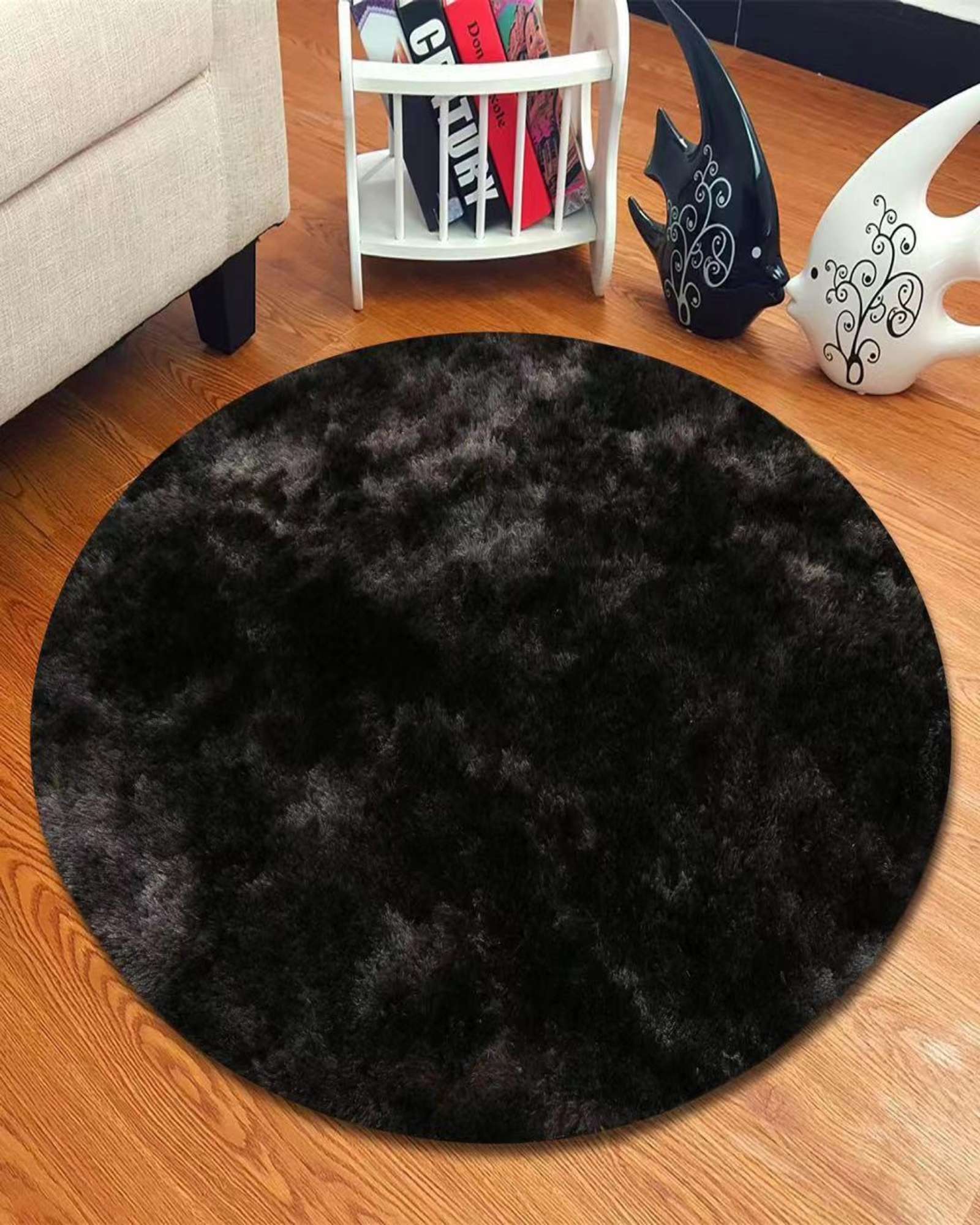 ALFOMBRA REDONDA EXTRA SOFT TEXTURA SHAGGY PREMIUM 150X155 - 4