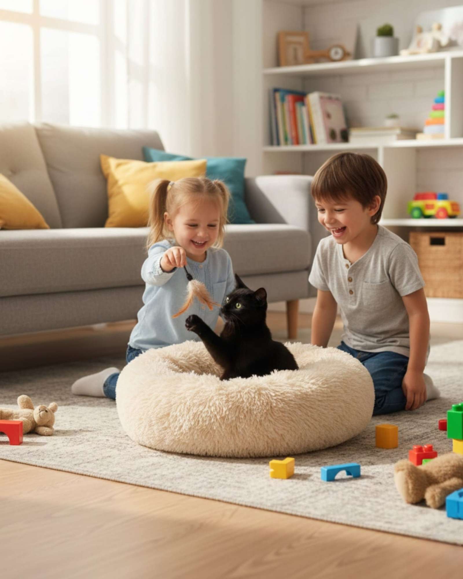 CAMA PARA MASCOTAS RESISTENTE CALIDAD Y MAXIMO CONFORT 80 CM - 6