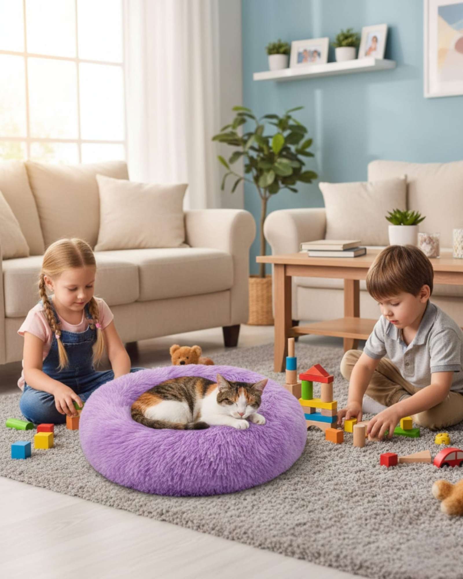 CAMA PARA MASCOTAS RESISTENTE CALIDAD Y MAXIMO CONFORT 70 CM - 2