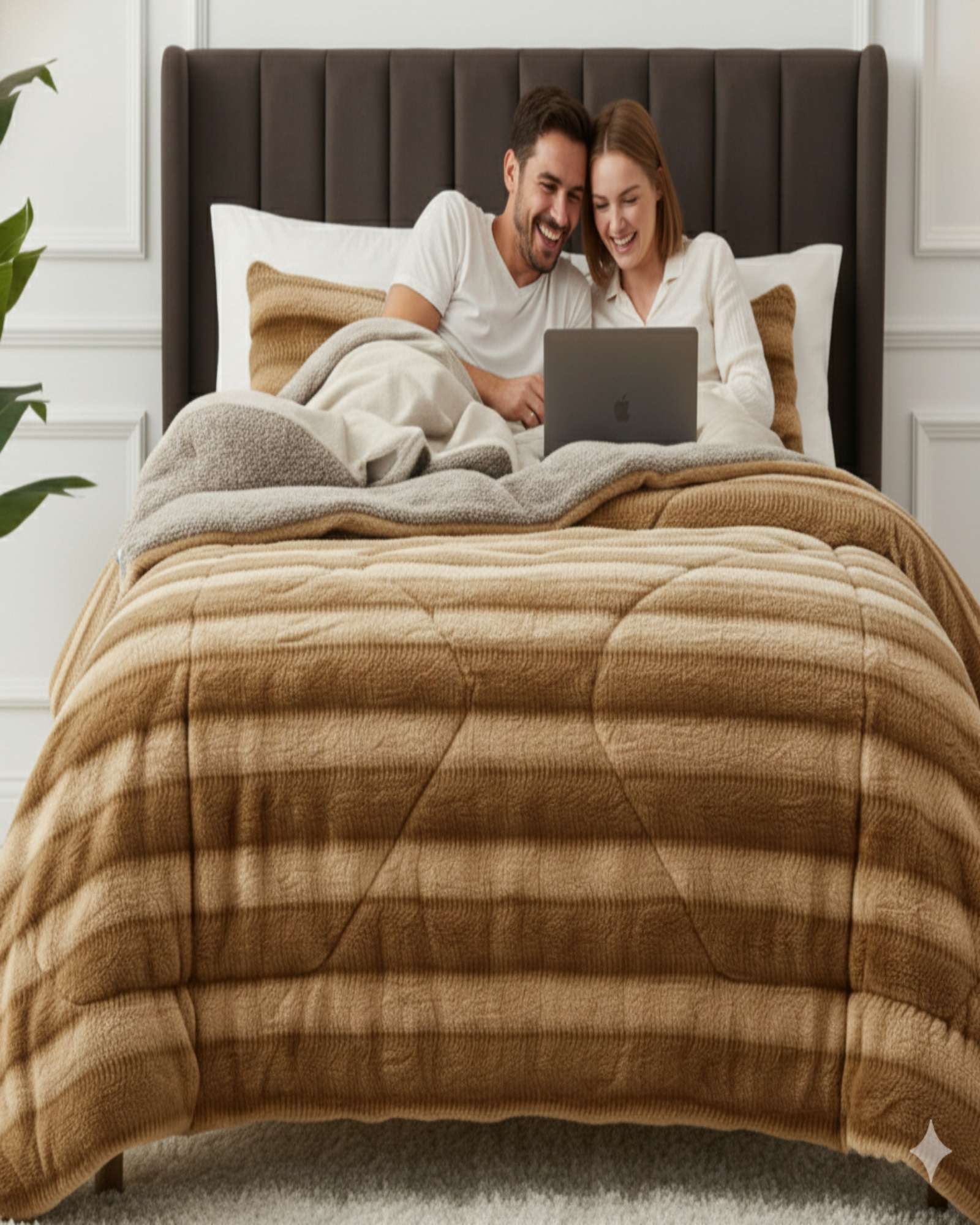 COBERTOR CHIPORRO 2 PLAZAS INVIERNO SOFT TOUCH PREMIUM - 1
