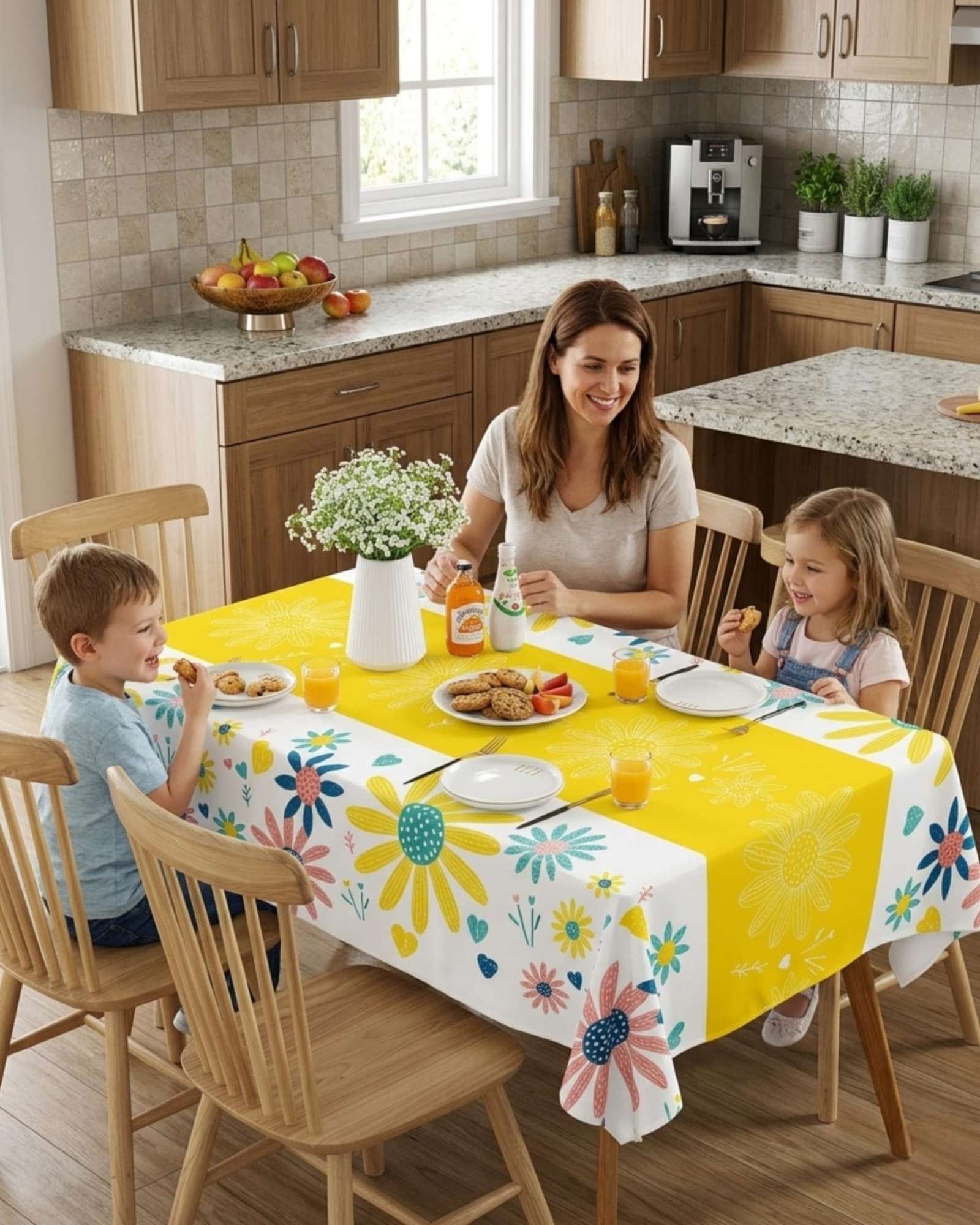 MANTEL PROTECTOR ANTIMANCHAS 140X220 CM RECTANGULAR - 3