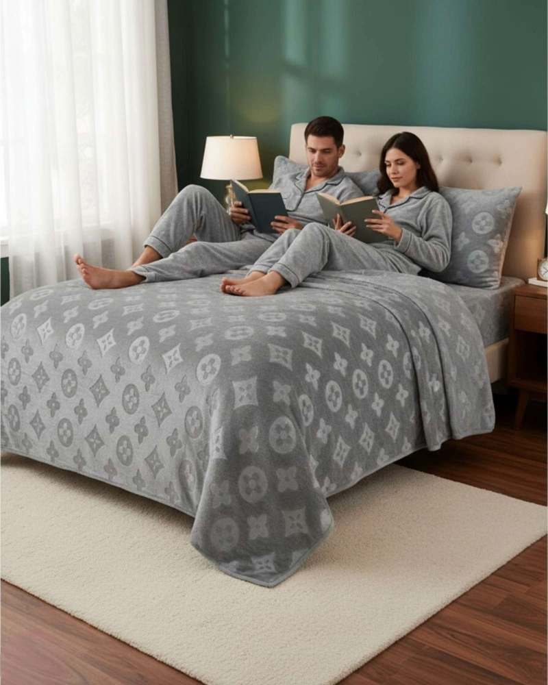 SABANAS KING DE POLAR PLUSH INVIERNO Y SUAVIDAD PREMIUM - 5