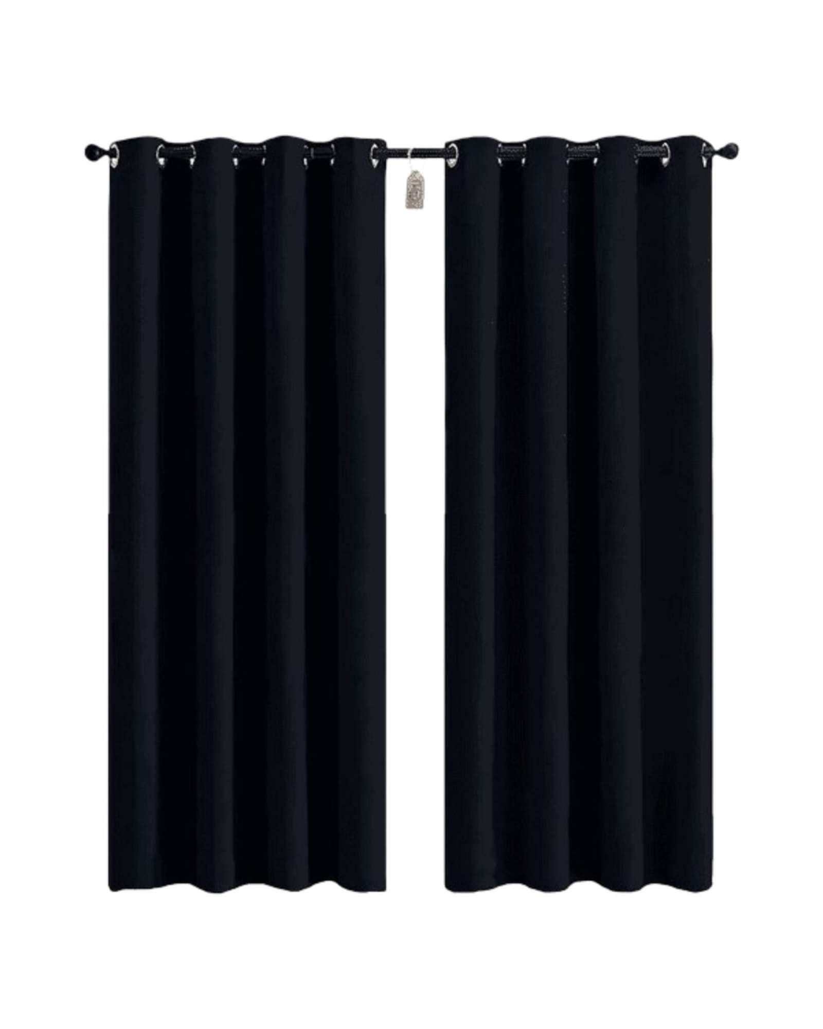 SET DE CORTINAS BLACKOUT ENGOMADAS MODERNAS DE LUJO - 6