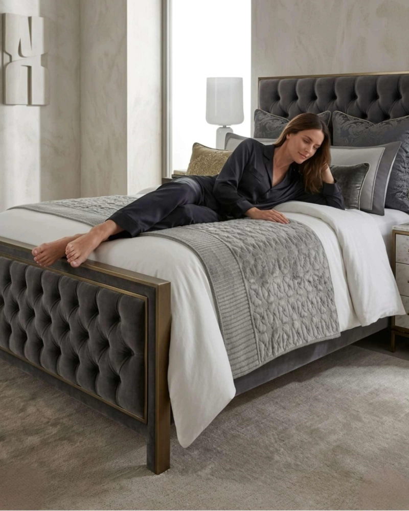 PIECERA DE CAMA MODERNA CON TEXTURA ULTRA SUAVE - 5