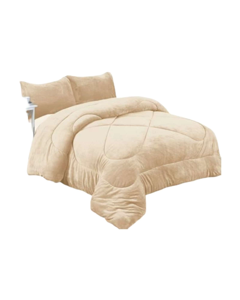 COBERTOR PLUSH DE LUJO LANA SINTETICA CONFORT SUPERIOR PLAZA Y MEDIA - 6
