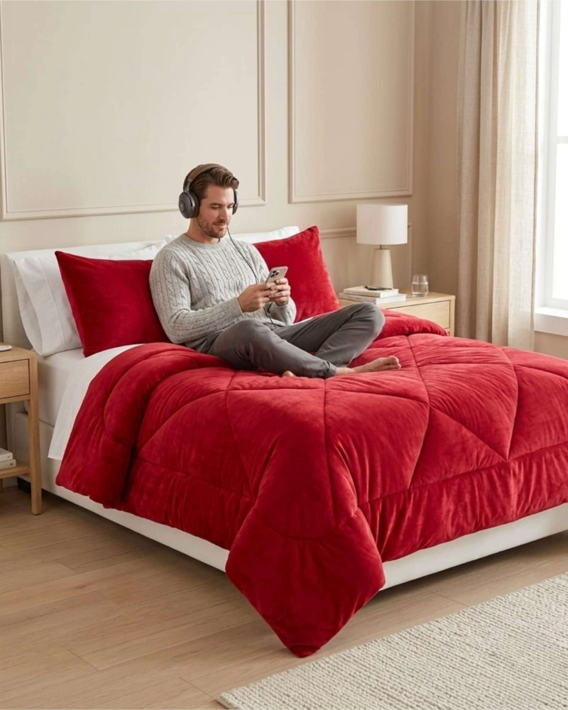 COBERTOR INVIERNO 230X250 CM PLUSH Y CHIPORRO KING / SUPER KING - 1