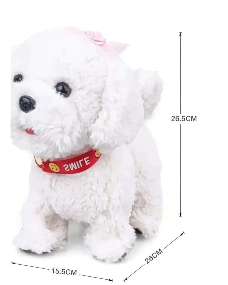 POODLE DE PELUCHE PERRITO ELECTRONICO CON MOVIMIENTO Y SONIDO - 4