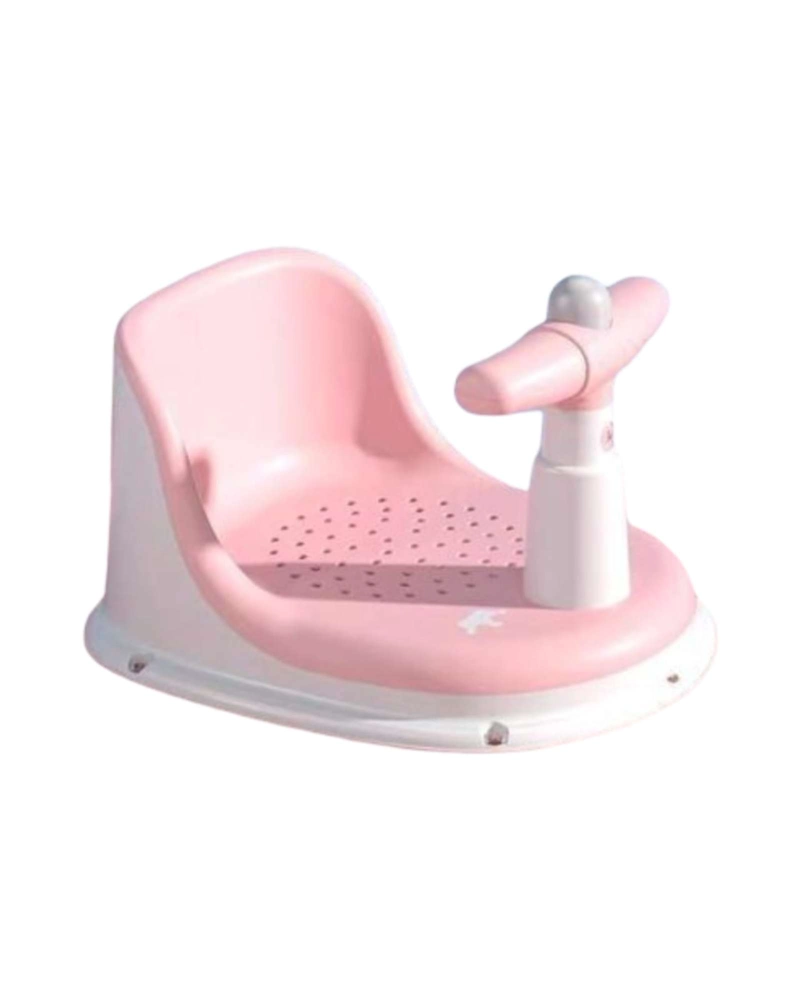 ASIENTO DE BAÑO SEGURIDAD PARA TU BEBE  CON SONIDOS COLOR ROSA - 3