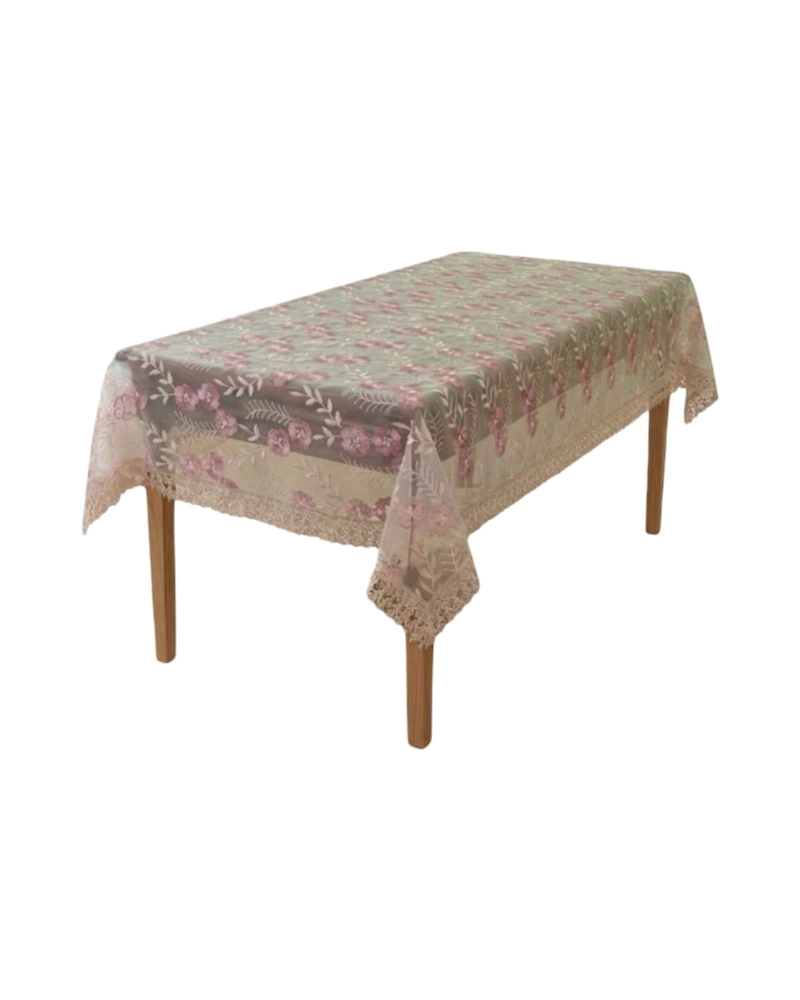 MANTEL DE MESA DE BORDADO CLASICO 150X220CM - 6