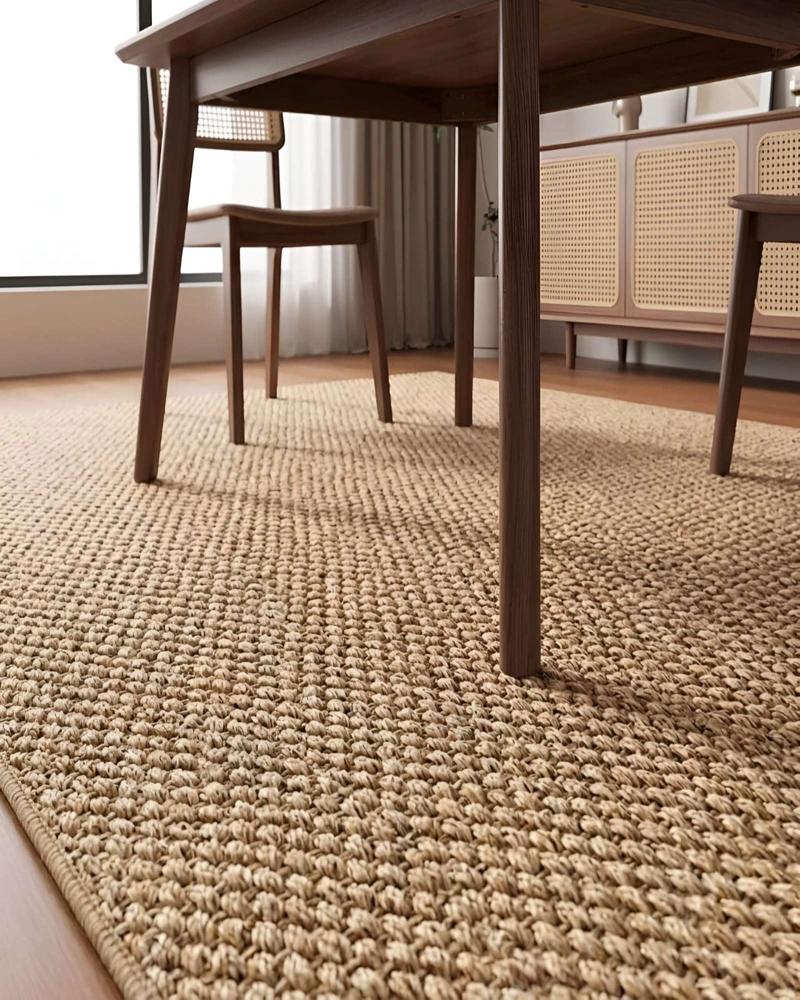 ALFOMBRA DE TEXTURA NATURAL NORDICA RECTANGULAR 240X200 - 3