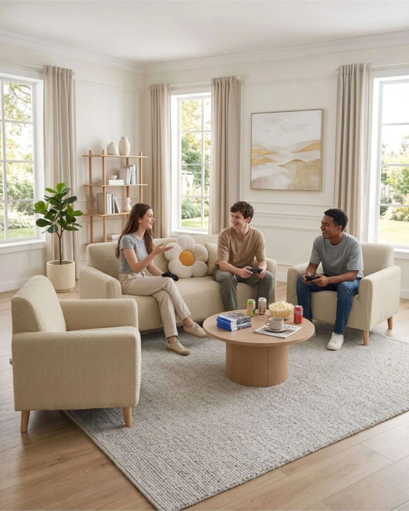 JUEGO DE CUBRE SILLON 3+1+1 TEXTURIZADO PREMIUM - 5