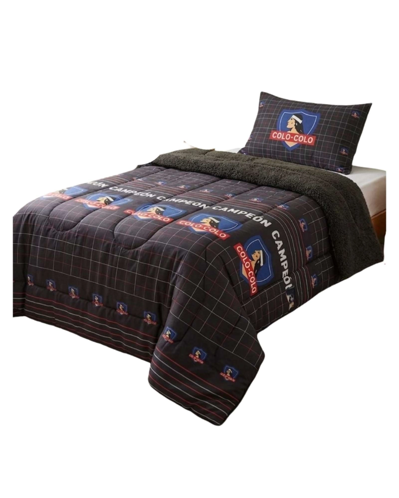 CUBRECAMAS SHERPA PLAZA Y MEDIA PASION Y ABRIGO EN TU CAMA - 6