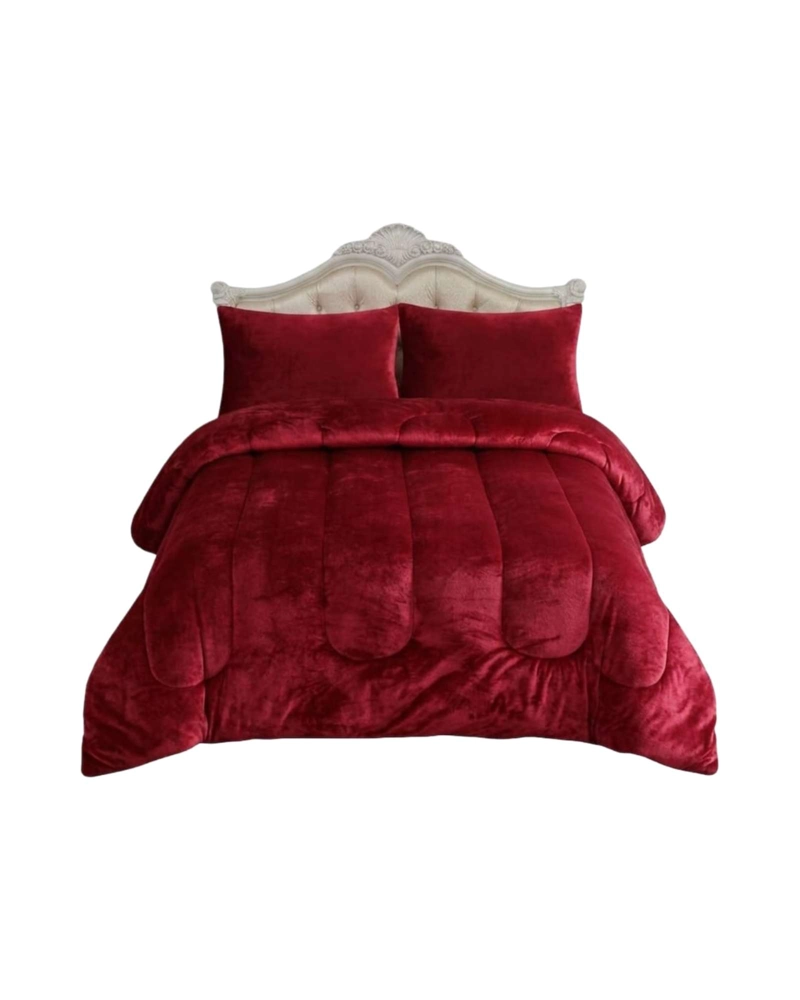 CUBRECAMA DE INVIERNO PLUSH CON CHIPORRO 2 PLAZAS - 3