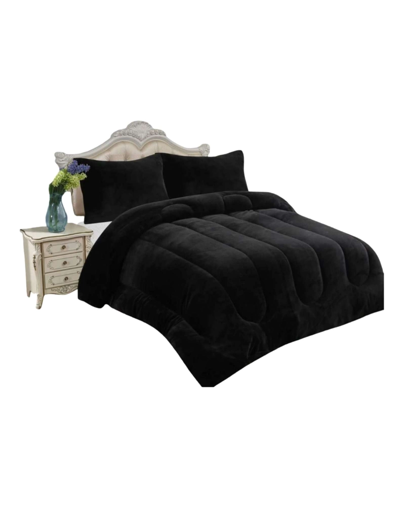 CUBRECAMA DE INVIERNO PLUSH CON CHIPORRO 2 PLAZAS - 3