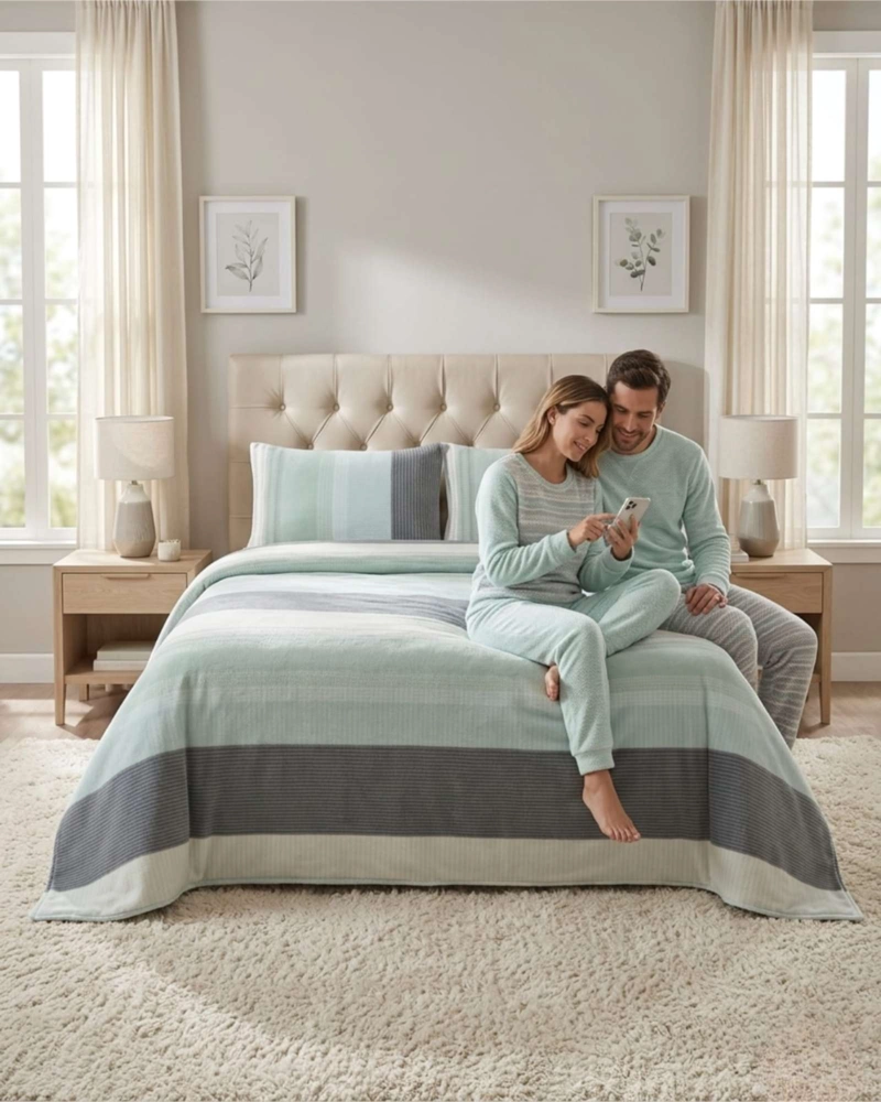 SABANAS POLAR SOFT GRUESO 2 PLAZAS ULTRA SUAVE - 5