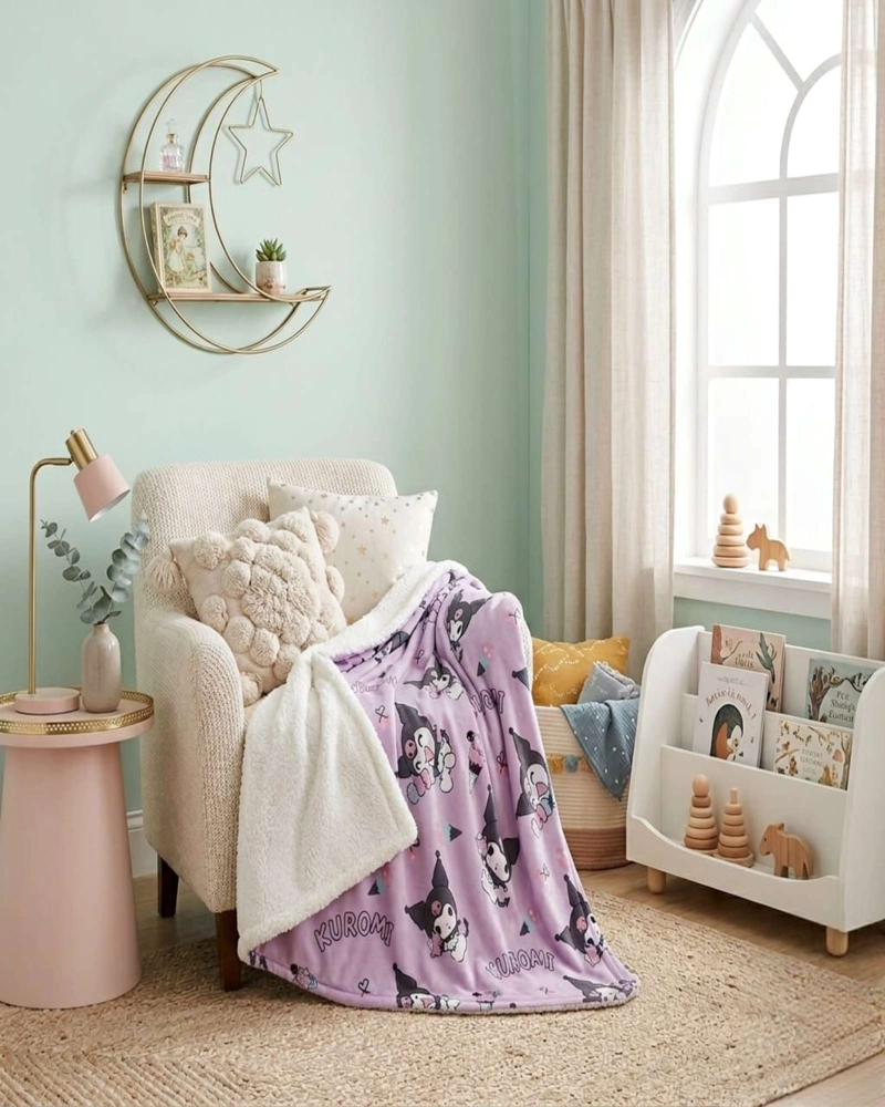 MANTA TE RMICA POLAR CON REVERSO SHERPA ESTAMPADA 127X152 CM - 3