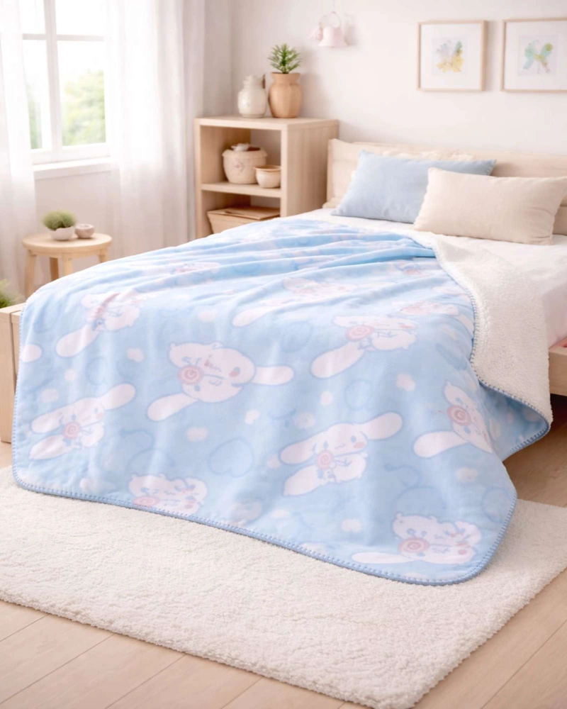 MANTA TE RMICA POLAR CON REVERSO SHERPA ESTAMPADA 127X152 CM - 3
