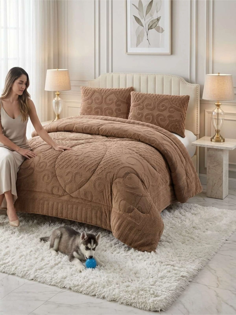 CUBRECAMA TERMICO DE INVIERNO JACQUARD  2 PLAZAS - 6