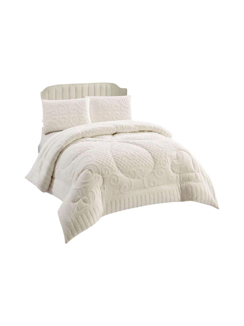 CUBRECAMA TERMICO DE INVIERNO JACQUARD  2 PLAZAS - 3