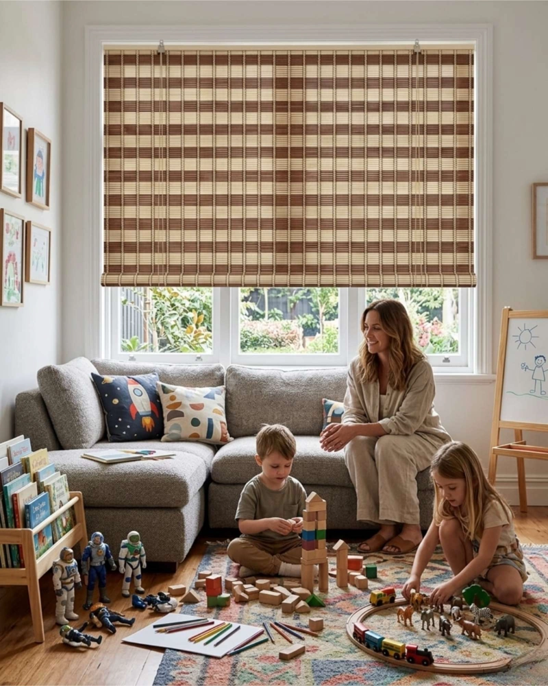 PACK 2 CORTINAS 150X180CM ROLLER DE BAMBU DE ALTA CALIDAD - 4