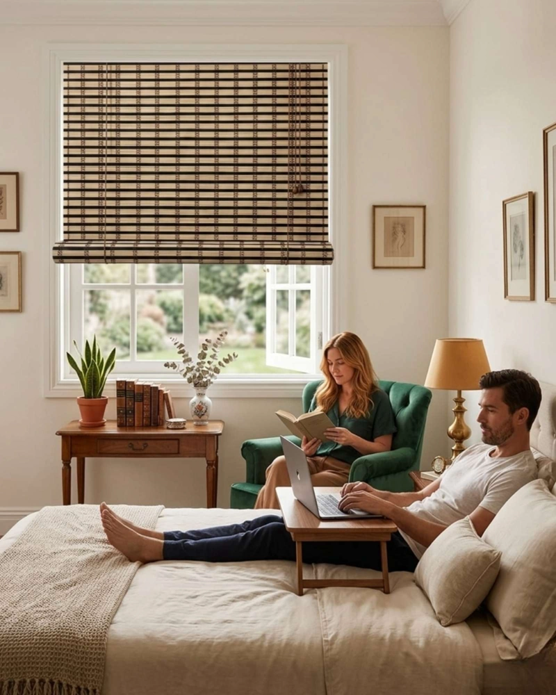 CORTINA 180X180CM ROLLER DE BAMBU DE ALTA CALIDAD - 5