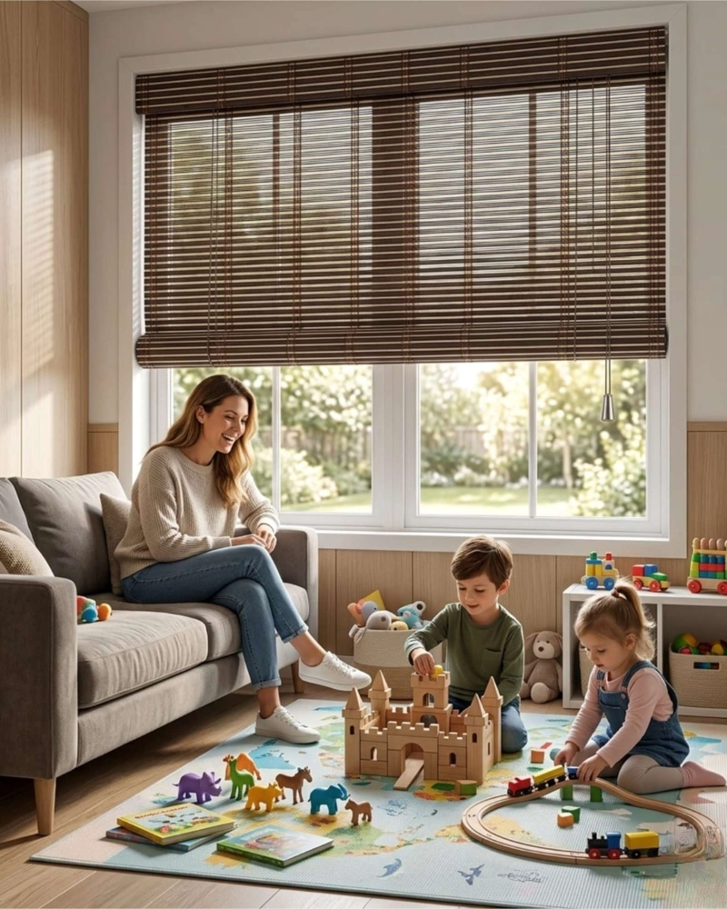 PACK 2 CORTINAS 120X180CM ROLLER DE BAMBU DE ALTA CALIDAD - 4
