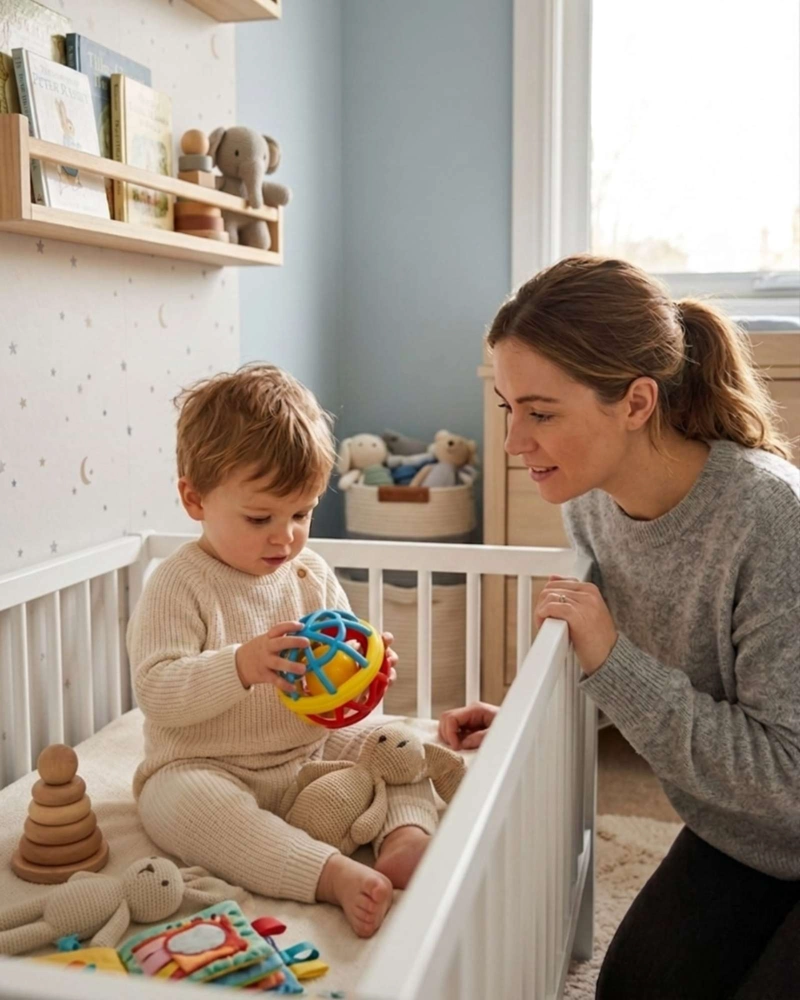 JUGUETE PARA BEBE  PELOTA SONAJERO SEGURAS 0-6 MESES - 4