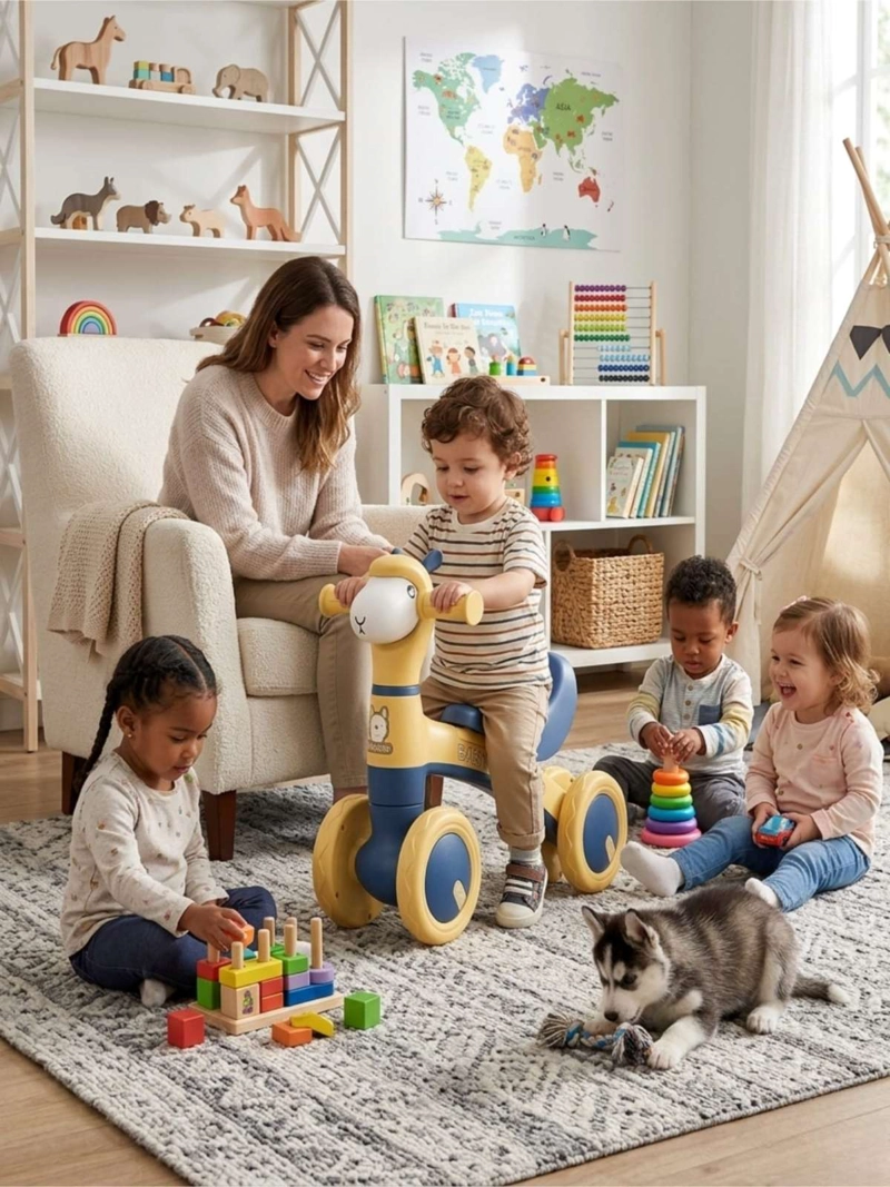 BICICLETA CORREPASILLOS DE APRENDIZAJE Y EQUILIBRIO PARA BEBES - 5