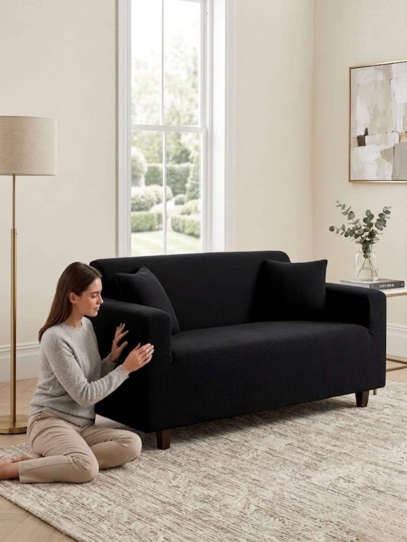 FUNDA CUADRILLE  PARA SOFA RENUEVA TU LIVING  (1 CUERPO) - 7