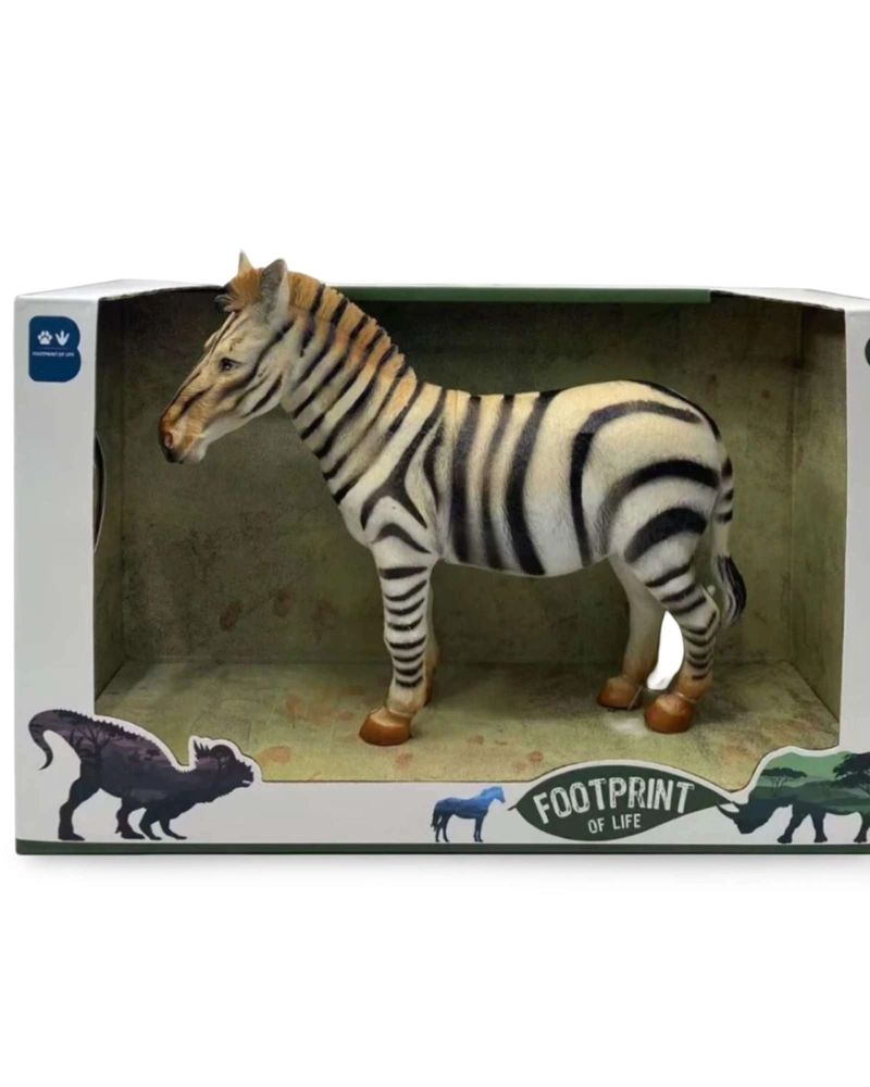 FIGURA REPLICA DE CEBRA REALISTA DE JUGUETE 16CM DE ALTO - 6