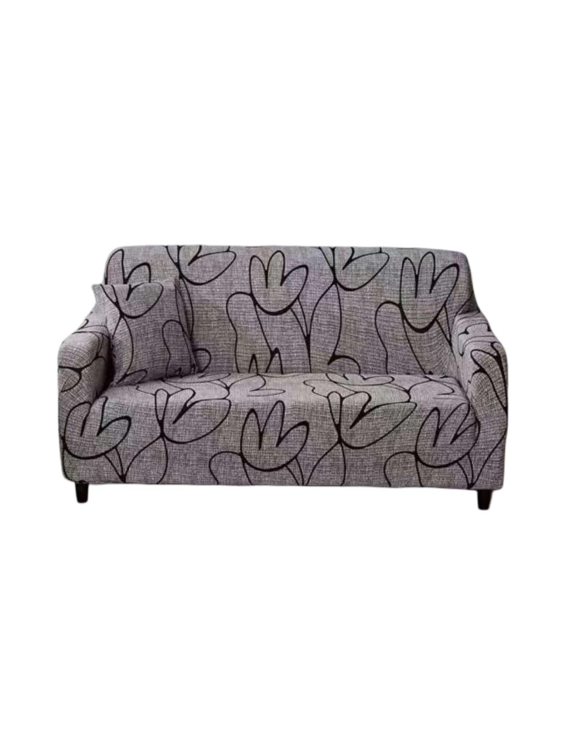 FUNDA DE SOFA TELA LISA ELASTICADA 4 CUERPOS - 3