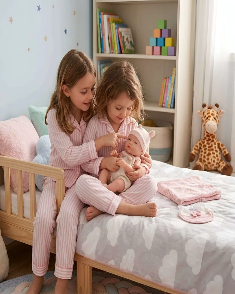 MUÑECO REBORN RECIE N NACIDO BEBE  DE COLECCION CON ROPA Y ACCESORIOS - 4