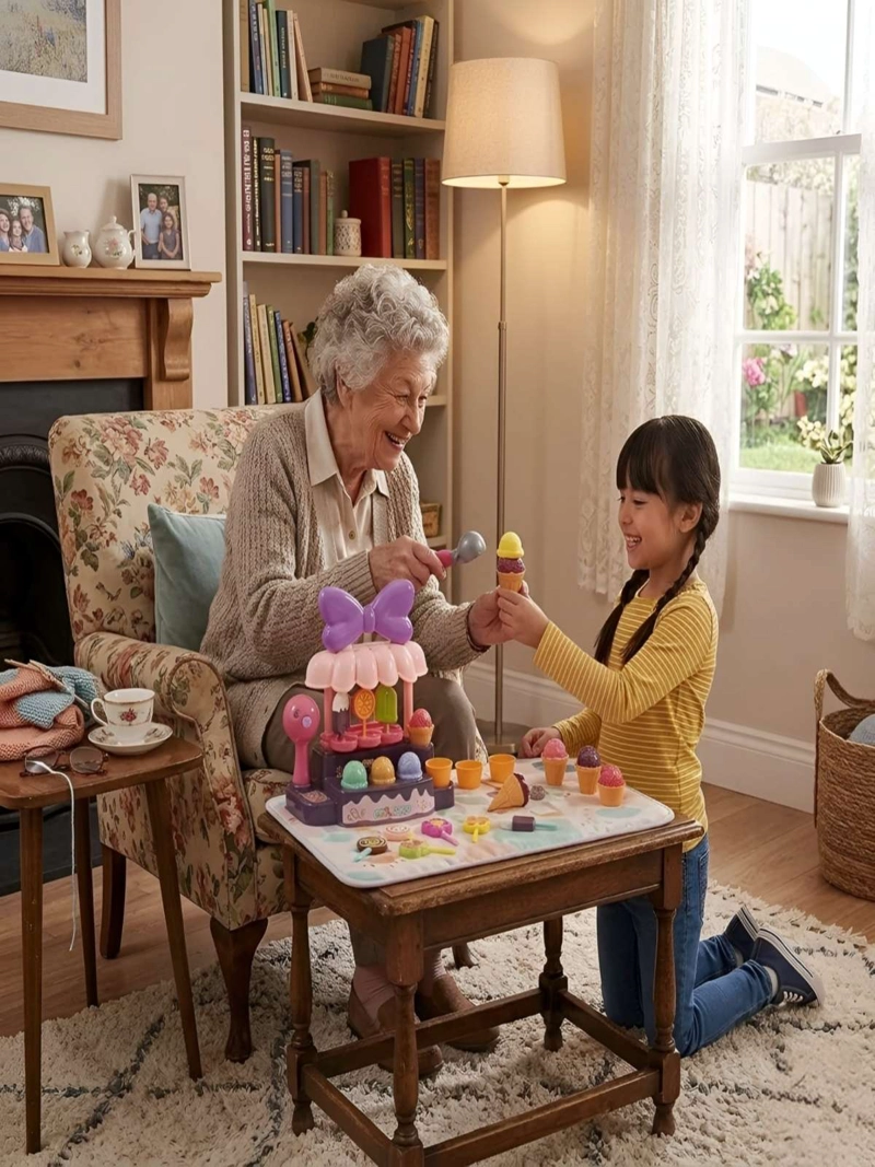 JUGUETE DIDACTICO MINI HELADERIA INFANTIL CON ACCESORIOS 20 PZS - 5