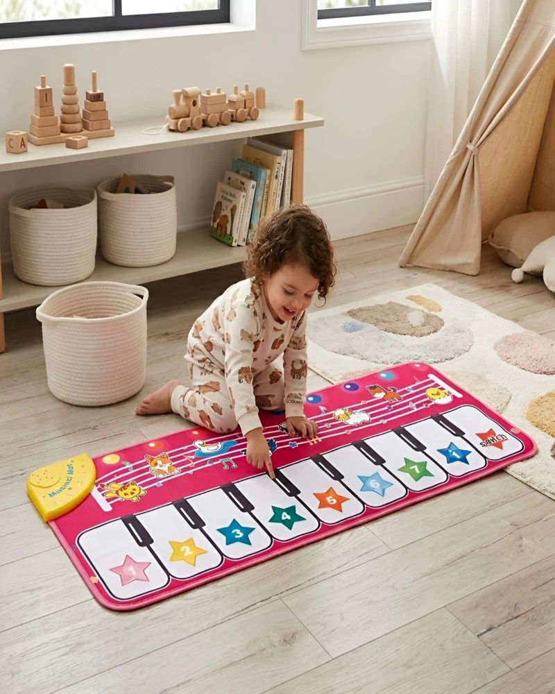 TAPETE MUSICAL SENSORIAL INTERACTIVO PARA BEBE S F1 - 1