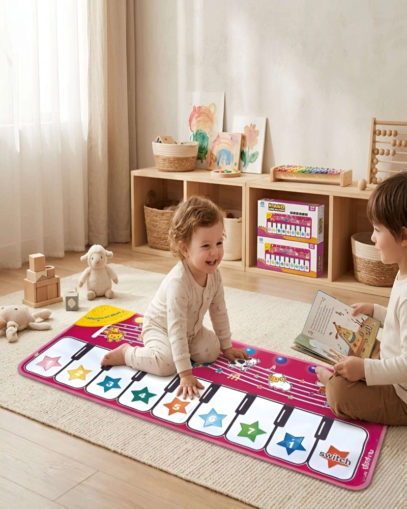 TAPETE MUSICAL SENSORIAL INTERACTIVO PARA BEBE S F1 - 2