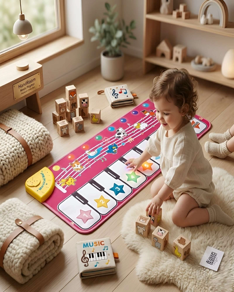 TAPETE MUSICAL SENSORIAL INTERACTIVO PARA BEBE S F1 - 3