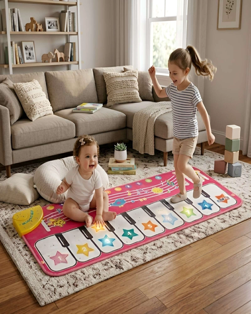 TAPETE MUSICAL SENSORIAL INTERACTIVO PARA BEBE S F1 - 4