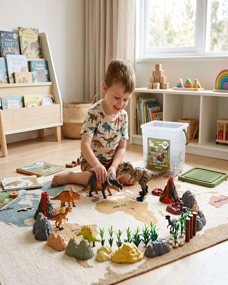 SET DE JUGUETES EDUCATIVOS DE DINOSAURIOS PARA NIÑOS - 1
