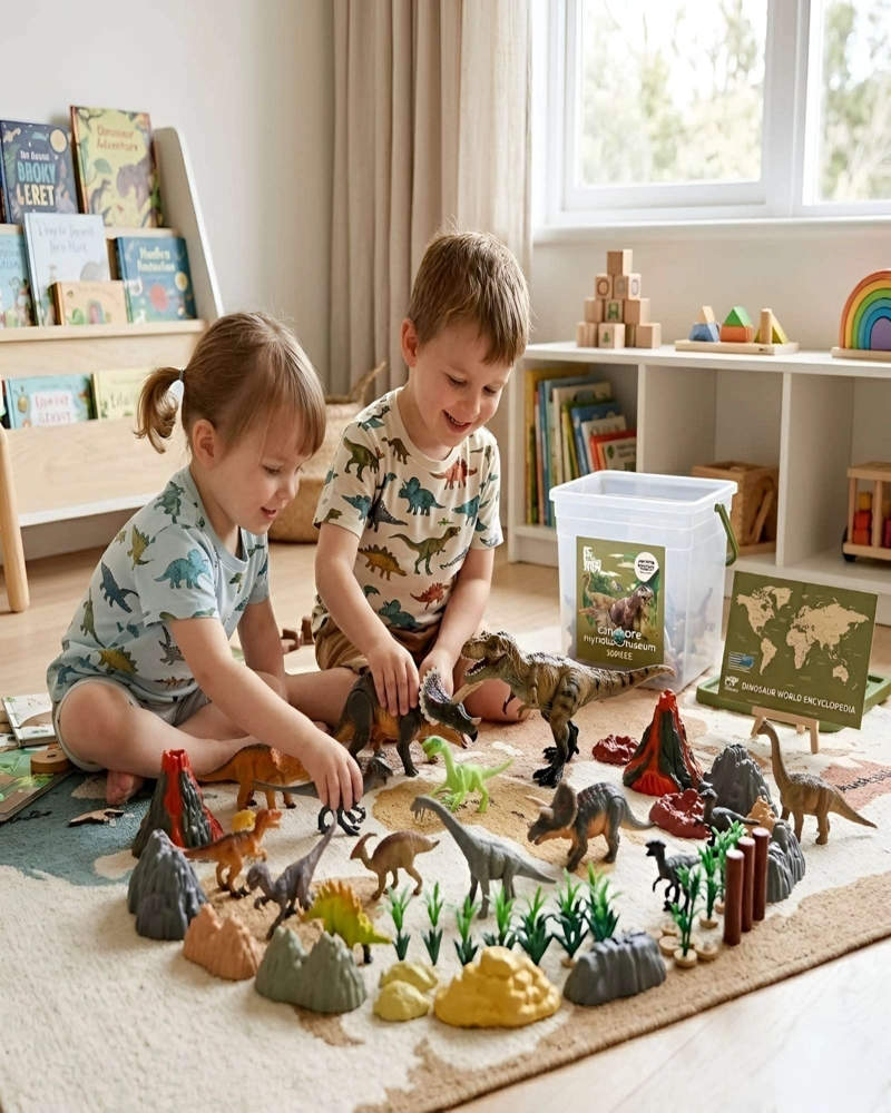 SET DE JUGUETES EDUCATIVOS DE DINOSAURIOS PARA NIÑOS - 2