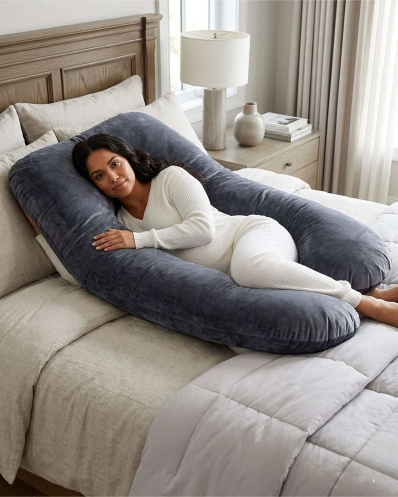 ALMOHADA DE EMBARAZO Y COJIN DE LACTANCIA MATERNA - SOPORTE CORPORAL - 1