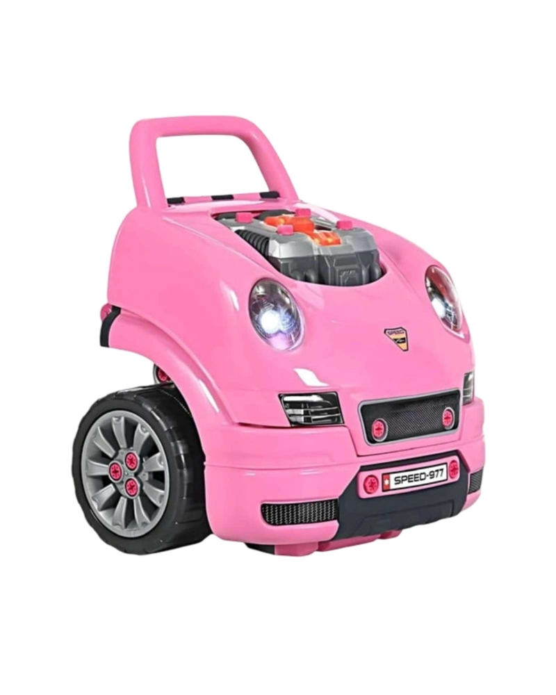 AUTO TALLER MECANICO DESARMABLE DE JUGUETE CON CONTROL REMOTO - 6