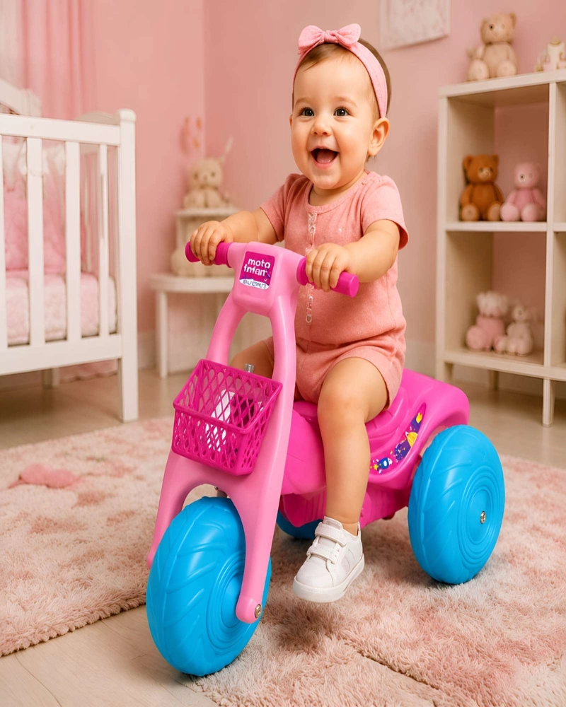 CORREPASILLOS INFANTIL MOTO LUNAR DIDACTICA DE 3 RUEDAS - 1