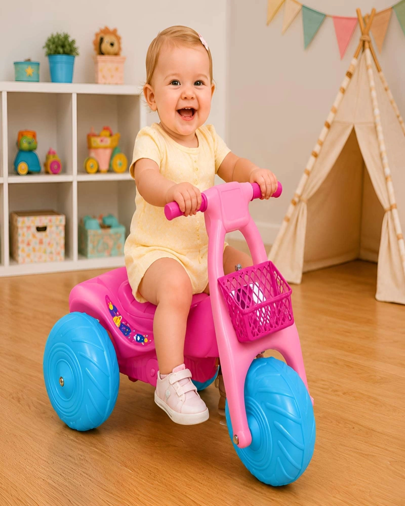 CORREPASILLOS INFANTIL MOTO LUNAR DIDACTICA DE 3 RUEDAS - 2