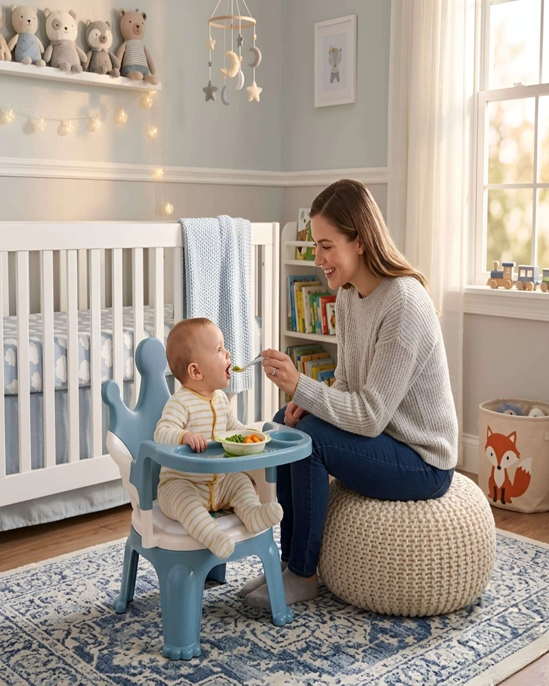 SILLA DE COMER PORTATIL PARA BEBE S Y CENTRO DE ACTIVIDADES - 1